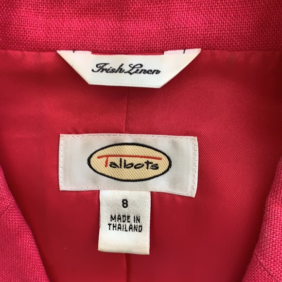 TALBOTS Irish Linen Jacket - Picture 3 of 10